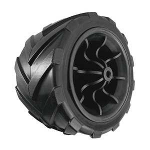 7 8 Inch Plastic PVC Poly PU Polyurethane Foam Flat Free Tire Wheel for Folding Utility <strong>Beach</strong> Sand Cart <strong>Wagon</strong> - Product Image 3