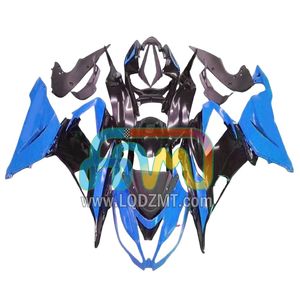 Injection Pour KAWASAKI NINJA ZX 6R <span class=keywords><strong>636</strong></span> C <span class=keywords><strong>ZX6R</strong></span> Bleu noir ZX-<span class=keywords><strong>636</strong></span> 13 15 16 17 18 43LQ.37 ZX636 ZX-6R <span class=keywords><strong>2013</strong></span> 2015 2016 2018 Carénage - Product Image 1