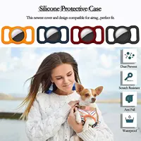 Hộp Đựng Thẻ Airtag Tương Thích Với Apple Air Tag 4 Gói | Làm Việc Với Vòng Cổ Chó Mèo Và Túi Đi Học Cho Trẻ Em