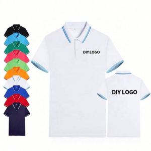 Factory Cheap Wholesale High Quality Polo T <b>Shirts</b> for Men Custom Logo Polyester Men's Short Sleeve T <b>Shirts</b> - Product Image 1