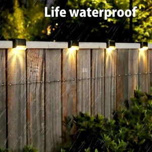Lampe de clôture solaire étanche à LED pour jardin, terrasse, marches, éclairage paysager pour balcon, escalier, décoration extérieure - Product Image 3