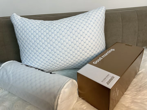 <span class=keywords><strong>Almohada</strong></span> de Verano Refrescante Personalizable con Logotipo/Caja, Tejido de Bambú, Relleno de Espuma Viscoelástica Triturada, <span class=keywords><strong>Almohada</strong></span> Ajustable para Dormir - Product Image 2