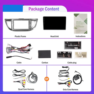 Radio con Pantalla QLED de 10 Pulgadas para <span class=keywords><strong>Honda</strong></span> <span class=keywords><strong>CRV</strong></span> 2012 2013 2014-16, Dispositivo Principal con Doble DIN, Estéreo para Auto, GPS, Navegación, Android - Product Image 4