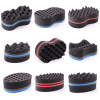 Brosse à cheveux double face magique pour torsades, boucles et dreadlocks – Outil de coiffage pour tresses et torsades afro personnalisées