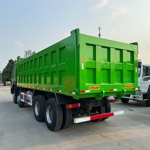 Le fabricant exporte transfrontalier des camions bennes d'ingénierie robustes G6 Green Skin 8x4, camions benne HOWO - Product Image 2