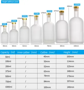 Individuelles buntes matte grün auf lager 200 ml 375 ml 500 ml 750 ml 1000 ml glas Olivenölflasche mit T-Kork