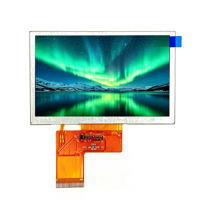Modul Layar LCD TFT IPS 4,3 Inci Rentang Suhu Luas 800*480 untuk Pemasok Otomasi Rumah