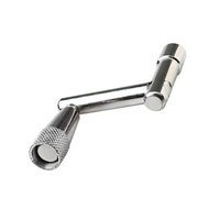 T-Handle Drum Tuning Key Alloy Steel Chrome Plated High Torque Labor-Saving Design Supports Multiple Bits for Drum Tuning