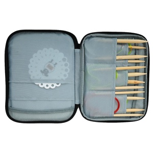 Lot de 18 paires d'aiguilles à tricoter circulaires en bambou de <span class=keywords><strong>60</strong></span> <span class=keywords><strong>cm</strong></span>, kit complet de bricolage de 2.0 à 10.0mm avec outils de couture pour travaux d'<span class=keywords><strong>aiguille</strong></span>, vente en gros - Product Image 5