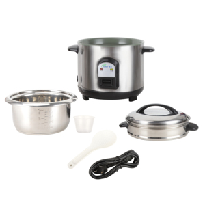 Cuiseur à riz en acier inoxydable avec cuiseur vapeur 220V, contrôle de cuisson et de maintien au chaud pour la maison et le bureau en Indonésie et au Vietnam - Product Image 5