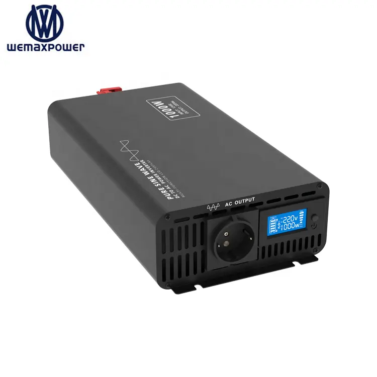 Factory Price 1000W Inverter DC 12V 24V 48V to AC 120V 60Hz 1000 Watts DC to AC Pure Sine Wave Power Inverter