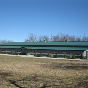 <span class=keywords><strong>Abri</strong></span> pour chèvres en acier Kits de construction préfabriqués en métal Structure en acier Ferme de chèvres Maison - Product Image 4