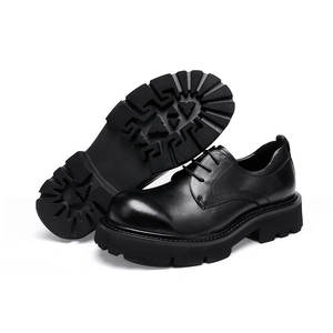 High-quality Custom Men's square Oxford <b>Shoes</b> Made Genuine Leather Stylish Breathable Suitable for Wedding Occasions - Product Image 4