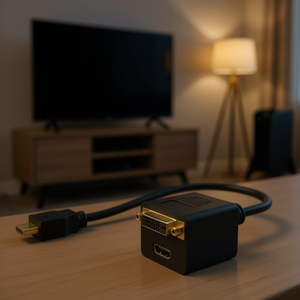 อะแดปเตอร์สายเคเบิลแยกสัญญาณ HDMI เป็น DVI-D สำหรับการเชื่อมต่อจอภาพและทีวี - Product Image 3