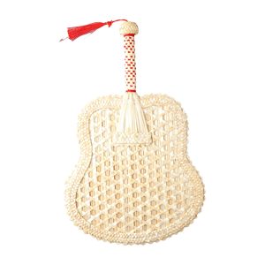 Ventiladores de mano, ventilador de refrigeración Artificial de paja de trigo, estilo <span class=keywords><strong>chino</strong></span> decorativo, respetuoso con el medio ambiente, decoración del hogar <span class=keywords><strong>antiguo</strong></span> DIY - Product Image 3