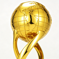 Trophée en résine de cristal de haute qualité avec logo personnalisé, neuf d'usine, cadeau d'affaires, trophée sportif, trophée de champion