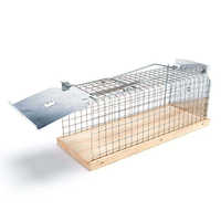 2021 réutilisable sans cruauté en métal grillage cage à souris piège cage à rat en bois