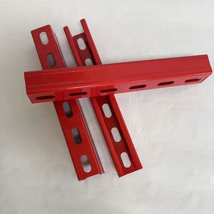 Staffa di Montaggio Solare a C in Lega di Ferro/Alluminio Verniciata a Spruzzo BPJS, Anticorrosione, Personalizzabile, con Scanalature, per Villa - Product Image 1