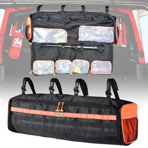 Accessorio per camion SUV Roll Bar Storage Bag Organizer strumenti borse portautensili kit Organizer adatto per 1987-2020 Wrangler LJ TJ JK JL