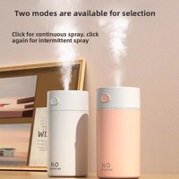 Nouvel humidificateur d'air USB pour la maison et la voiture, mini, faible bruit, fonction de minuterie, grande capacité 400 ml, aromathérapie, cadeau