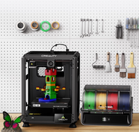 Imprimante 3D Creality K2 SE pour usage domestique FDM, grande taille, haute précision, surveillance intelligente, créations multicolores