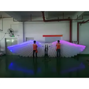 Dreamways advertising inflatable lighted angel wings for decoration