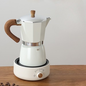 <span class=keywords><strong>Cafetière</strong></span> Moka artisanale de style italien classique, <span class=keywords><strong>petite</strong></span>, en métal, à valve unique, avec kit de préparation manuelle - Product Image 3