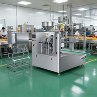 Machine voor het verpakken van vloeistoffen in voorgemaakte zakjes, automatische vul- en verzegelmachine voor fruit-sap in zakjes, apparatuur voor het verpakken van viskeuze en halfvloeibare producten