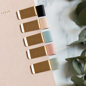 प्लानर्स के लिए उच्च गुणवत्ता वाला थोक मानसिक पेन क्लिप जिसमें पेन लूप उपहार नोटबुक पेन धारक - Product Image 1