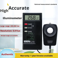 Illuminomètre DT1330A, photomètre haute précision, mesureur de luminosité numérique, testeur d'éclairement, ingénierie d'installation