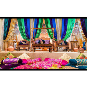 Columpio antiguo de madera para boda musulmana, columpio antiguo con sillas para ceremonia musulmana - Product Image 1