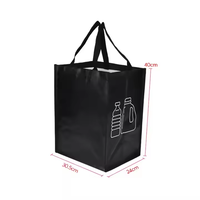 Bolsa de compras tejida de PP laminada personalizada con asa Bolsa de PP de producto ecológico Premium
