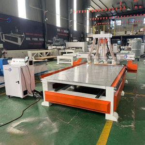 PM1325R-4 Router CNC de alta velocidad con múltiples cabezales, 6/8/10/12 husillos, 4 ejes, para grabado de madera plana y cilíndrica, ideal para patas de mesa - Product Image 1