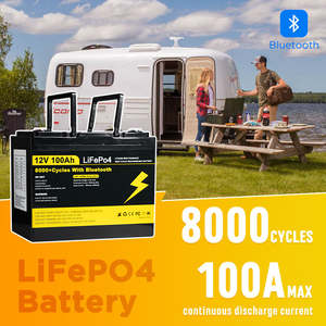 Expédition rapide depuis l'UE (Pologne) - Batterie LiFePO4 12V 24V 100Ah 200Ah 300Ah avec BMS intégré pour système solaire de camping-car et moteur de pêche à la traîne - Product Image 2
