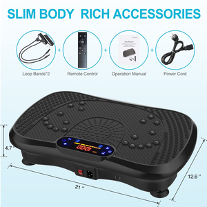 Machine électrique d'exercice de plaque de vibration de corps entier d'OEM 500W/<span class=keywords><strong>1000W</strong></span>/2000W pour l'usage à la maison - Product Image 6