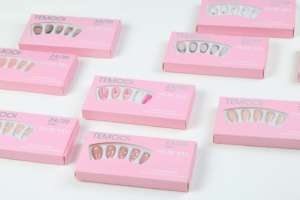 <span class=keywords><strong>Faux</strong></span> ongles à presser de haute qualité, lot de 24 pièces, couvrance totale, styles variés pré-dessinés, réutilisables <span class=keywords><strong>pour</strong></span> usage quotidien, en matériau ABS - Product Image 2