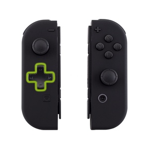Coques de remplacement souples noires EXtremeRate Soft Touch pour NS (version D-pad) Gauche et Droite pour Nintendo Switch OLED - Product Image 2