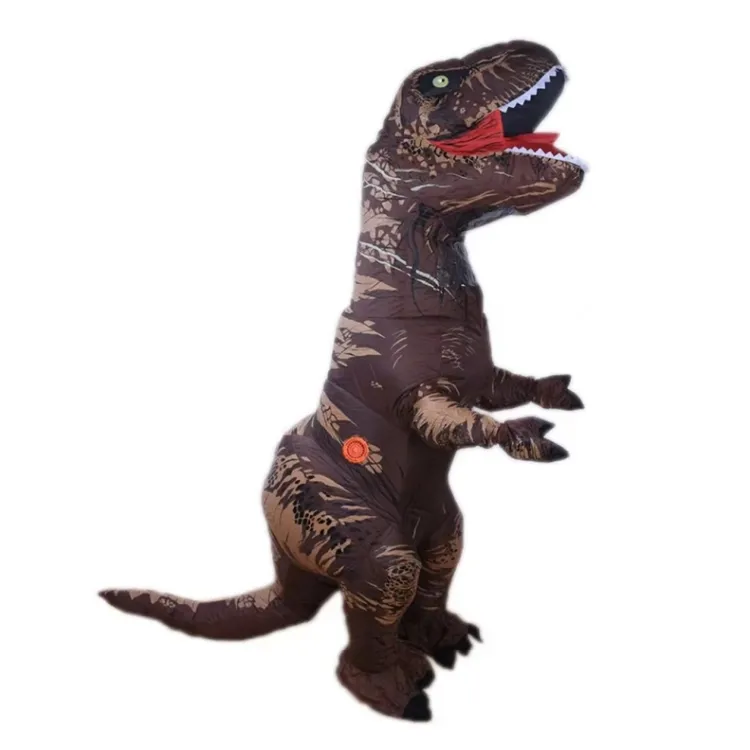 Bán buôn Inflatable khủng long trang phục Inflatable T Rex linh vật dành cho người lớn khủng long trang phục cho Halloween Cosplay Đảng giáng sinh