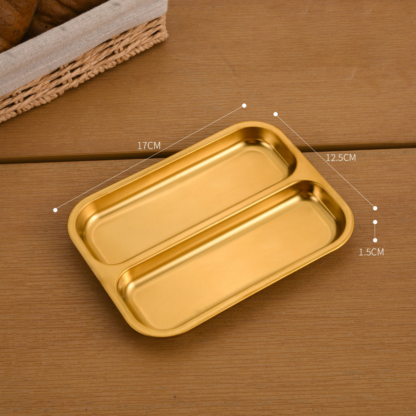 Gold --2 compartments