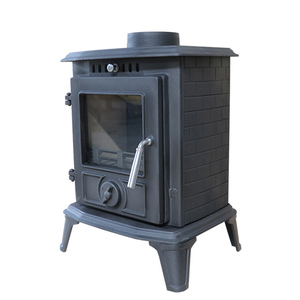 Estufa <span class=keywords><strong>de</strong></span> cocina <span class=keywords><strong>de</strong></span> leñ<span class=keywords><strong>a</strong></span> <span class=keywords><strong>de</strong></span> hierro fundido con llama <span class=keywords><strong>de</strong></span> estilo moderno con horno - Product Image 2