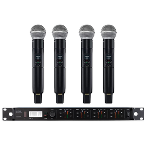 Micrófono Inalámbrico UHF de Doble Canal ULXD4Q 2026 con Micrófonos de Mano BETA58A <span class=keywords><strong>SM58</strong></span> KSM8/9 - Product Image 3