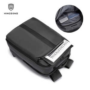 Mochila Empresarial Impermeable Kingsons con Diseño Elegante, <span class=keywords><strong>Forro</strong></span> Resistente al Calor y Revestimiento Impermeable que Protege los Dispositivos - Product Image 4