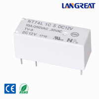 Relais de bistabilité magnétique NT96L 90A haute puissance DC12V 24V à bobine simple/double 1A 1C pour PCB, compteur intelligent et applications énergétiques