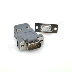 Nam nữ <span class=keywords><strong>RS232</strong></span> cổng nối tiếp 9 <span class=keywords><strong>pin</strong></span> lắp ráp <span class=keywords><strong>DB9</strong></span> D-SUB nối vỏ nhựa DB 9pin Dsub cắm cho máy ảnh máy tính - Product Image 3