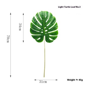 Florero creativo moderno con Muestra <span class=keywords><strong>de</strong></span> hoja <span class=keywords><strong>de</strong></span> tortuga <span class=keywords><strong>Planta</strong></span> verde artificial Decoraciones suaves Material plástico duradero - Product Image 6