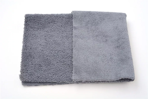 Kirkland Microfiber Dài/Ngắn Edgeless Làm Sạch Khăn Xe Làm Sạch Khô Chi Tiết Vải Khăn Chất Lượng Cao Auto Glass Vải - Product Image 4