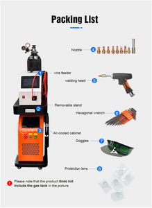 آلة لحام ليزر محمولة 4 في 1 لقطع المعادن واللحام وإزالة الصدأ والتنظيف، أداة متعددة الوظائف للاستخدام التجاري - Product Image 4
