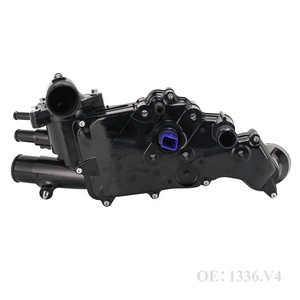 Termostato con Alloggiamento 1336.V4 1336V4 per Peugeot Citroen Fiat, Termostato Liquido Refrigerante Motore 9643212080 Blu 2 Pin - Product Image 4