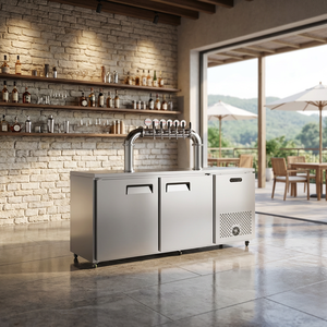 Distributeur de bière commercial personnalisé à six robinets, type tour de refroidissement et Kegerator, pour les marchés internationaux - Product Image 6