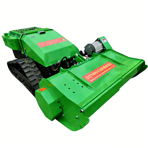 <span class=keywords><strong>Robot</strong></span> tondeuse portable télécommandé à chenilles, autopropulsé, à essence, de type broyeur, pour l'élimination des mauvaises herbes et du gazon - Product Image 1